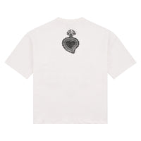 Diamond Tee | Bone White/Black