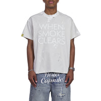 Paint Thrashed Tee | White