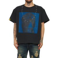 Star Head Studded Tee | Vintage Black/Blue