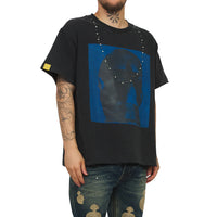 Star Head Studded Tee | Vintage Black/Blue