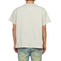Star Head Studded Tee | Vintage White/Blue