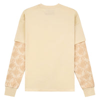 Star Thermal L/S Tee | Creme/White