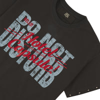 Do Not Disturb Tee | Black Wash