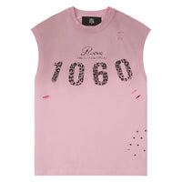 Room 1060 Sleeveless Tee | Wash Pink