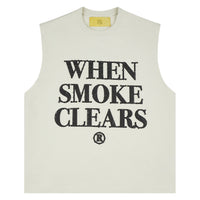 Diamond Sleeveless Tee | Vintage White/Black