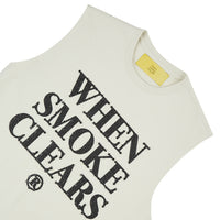 Diamond Sleeveless Tee | Vintage White/Black