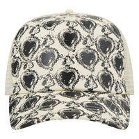 Heart Trucker Hat | Natural Ivory