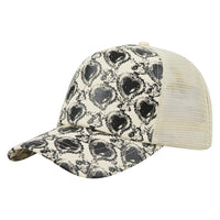 Heart Trucker Hat | Natural Ivory