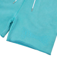 Arched Gothic Wordmark Sweatshort | Green - Capsule NYC