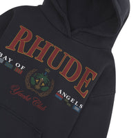 Bay of Angels Yacht Hoodie | Vintage Black - Capsule NYC