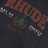 Bay of Angels Yacht Hoodie | Vintage Black - Capsule NYC