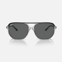 Bill One Sunglasses | Transparent/Dark Grey