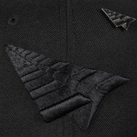 Paper Planes Blackout Crown 9Fifty Snapback - embroidery detail
