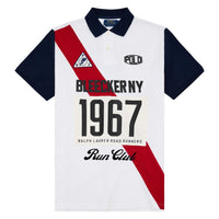 Bleecker Run Club Polo | White/Multi - Capsule NYC