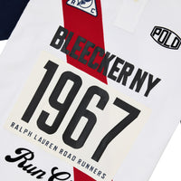 Bleecker Run Club Polo | White/Multi - Capsule NYC