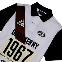 Bleecker Run Club Polo | White/Multi - Capsule NYC