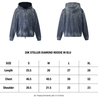 Steller Diamond Hoodie | Blue