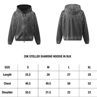 Steller Diamond Hoodie | Black