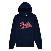 Chain Stitched Hoodie | Navy - Capsule NYC