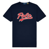 Chain Stitched Logo Tee | Navy - Capsule NYC