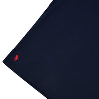 Chain Stitched Logo Tee | Navy - Capsule NYC