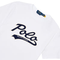 Chain Stitched Logo Tee | White - Capsule NYC