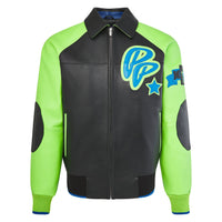 Classic Soda Club Jacket | Black/Bright Green/Bright Royal - Capsule NYC