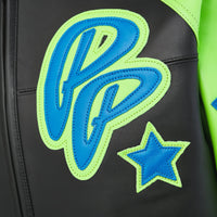 Classic Soda Club Jacket | Black/Bright Green/Bright Royal - Capsule NYC