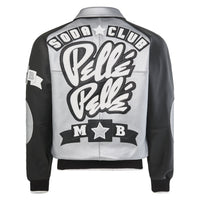 Classic Soda Club Jacket | Silver Metallic/Black/White - Capsule NYC