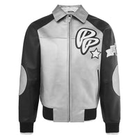 Classic Soda Club Jacket | Silver Metallic/Black/White - Capsule NYC