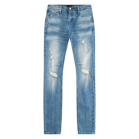 Clayton Ripped Medium Blue Denim - Capsule NYC