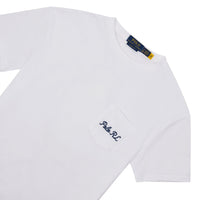 Cozy Bear Pocket Tee | White - Capsule NYC