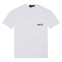 Cozy Bear Pocket Tee | White - Capsule NYC