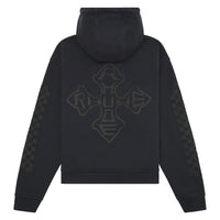 Cross Logo Hoodie | Vintage Black - Capsule NYC