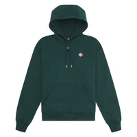 Diamond Patch Logo Hoodie | Green - Capsule NYC