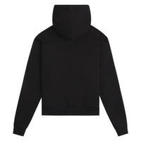 Distressed Logo Hoodie | Black - Capsule NYC