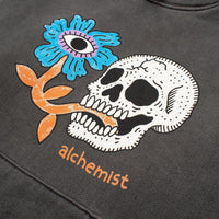 Floral Skull Hoodie | Jet Black - Capsule NYC