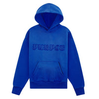 Gothic Applique Hoodie | Blue - Capsule NYC