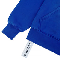 Gothic Applique Hoodie | Blue - Capsule NYC