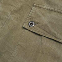 Herringbone Cargo Short | Basic Olive - Capsule NYC