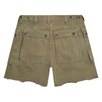 Herringbone Cargo Short | Basic Olive - Capsule NYC