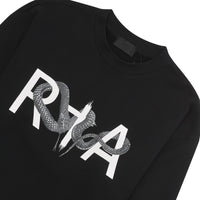 Jaylen Snake Sweatshirt | Black - Capsule NYC