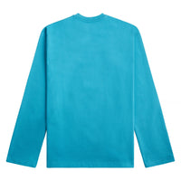 Long Sleeve Logo Tee | Turquoise - Capsule NYC