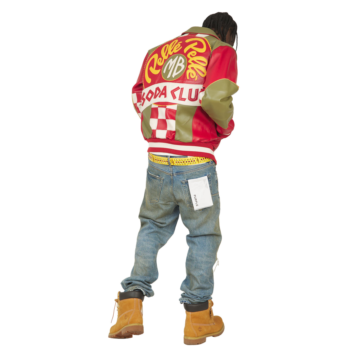 Pelle Pelle Checkered Soda Club olive look