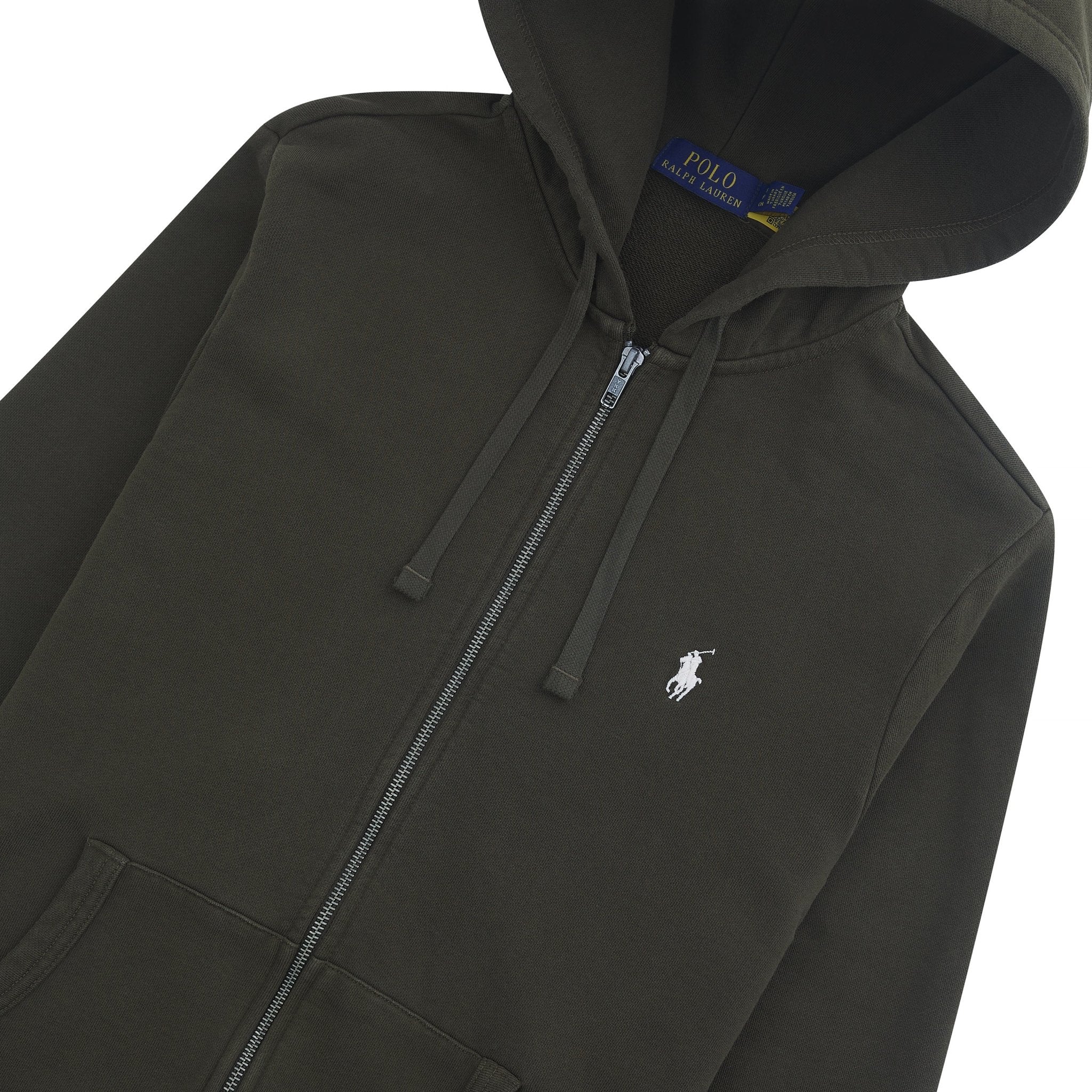 Loopback Full-Zip Hoodie | Dark Loden – Capsule NYC