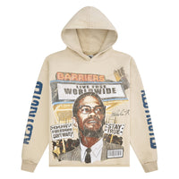 Malcom X Hoodie | Cream - Capsule NYC