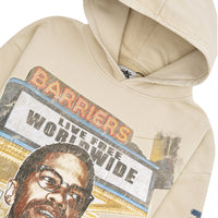 Malcom X Hoodie | Cream - Capsule NYC