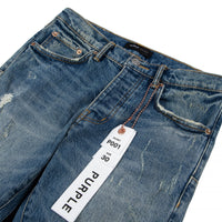 Mid Indigo Trashed Denim - Capsule NYC