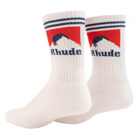 Moonlight Sock | White/Red/Blue - Capsule NYC