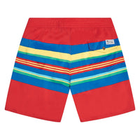 Palm Island Swim Trunk | Red - Capsule NYC